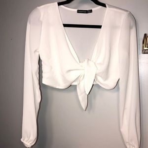 Boohoo crop top